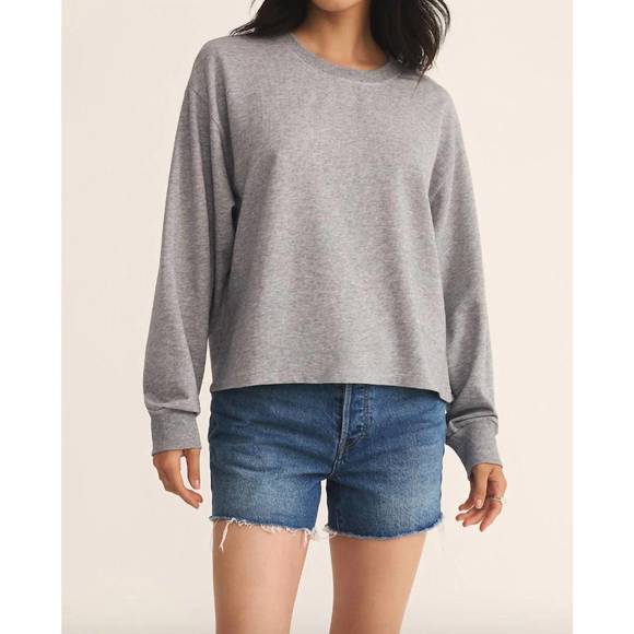 Z SUPPLY Tops - NEW Z SUPPLY ellis crewneck sweatshirt in classic heather grey
